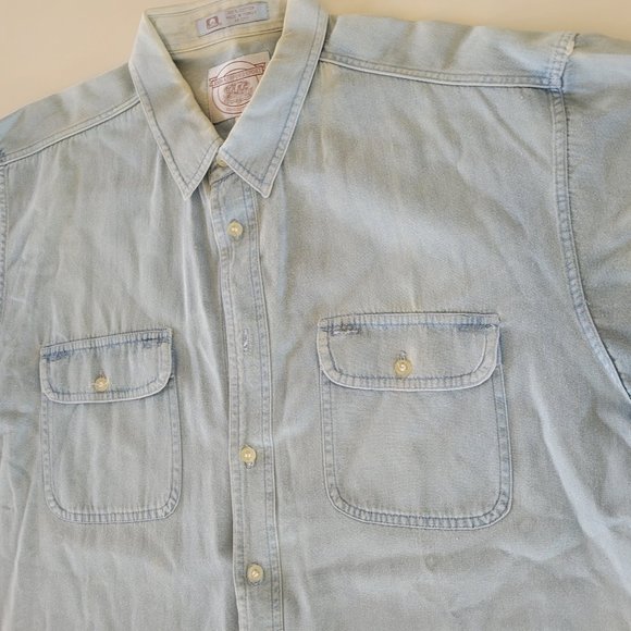 Vtg John Ashford Sport Button Down Mens Sz L - Picture 12 of 15